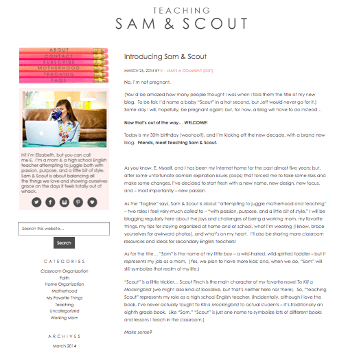 Introducing Sam & Scout - Teaching Sam and Scout